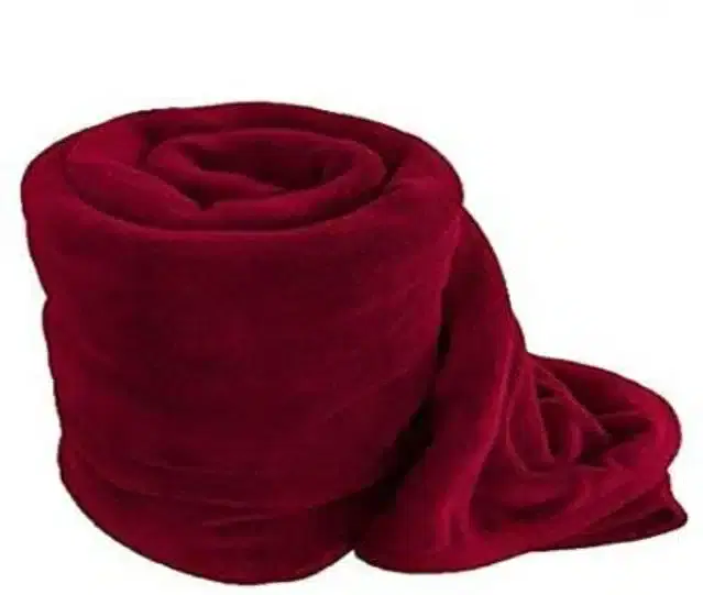 Fleece Solid Blanket, Multicolor, 210x140 cm