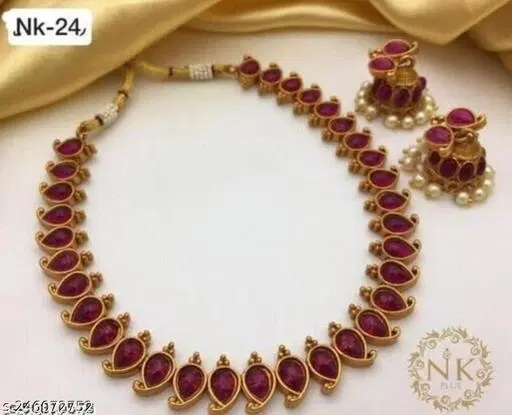 Gold-Plated Jewellery Set For Women'S/Girls