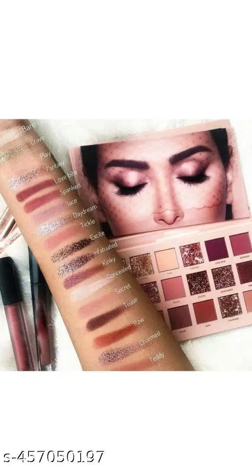 18 Color Eye Shadow Palette, Multicolor, Pack of 1