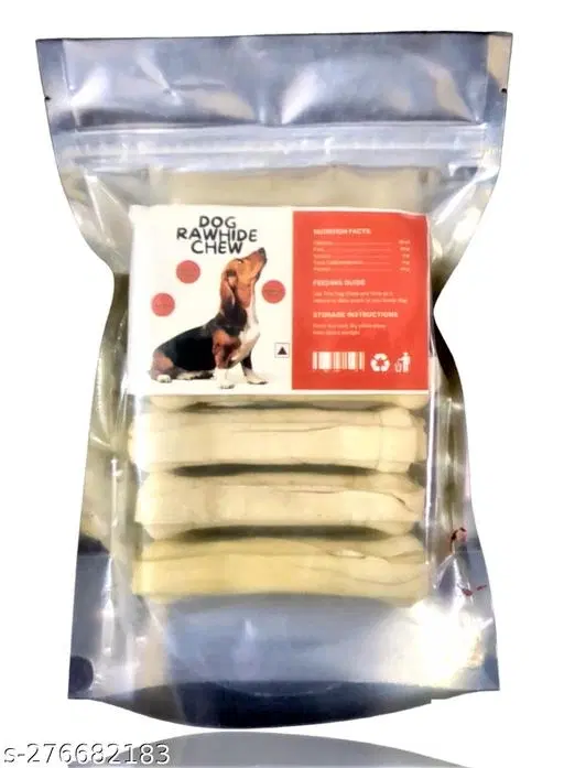 High Quality Rawhide Pressed Dog Chew Milky Bone ,450gm,(Pack Of 1)