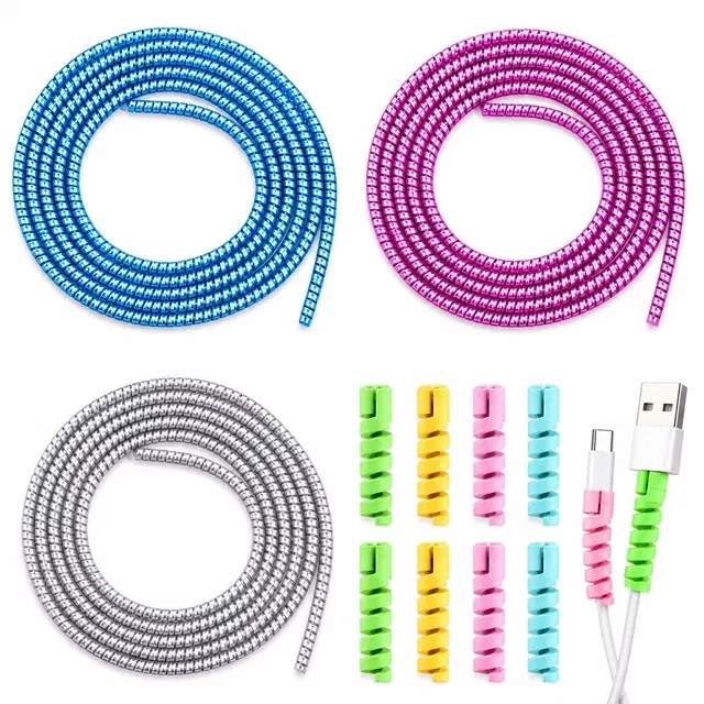 Cable Protector Combo [3 Spiral + 8 Short]