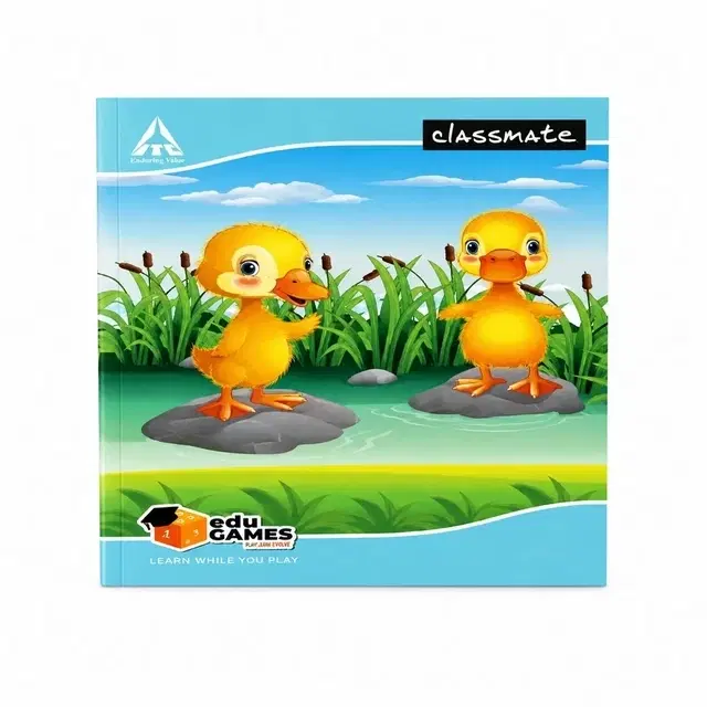 Classmate 3 In 1 Notebook, 24 X 18 Cm, Soft Cover, 172 Pages, Pack of 1