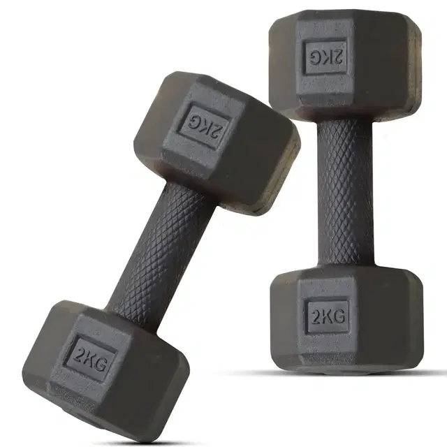 Slovic Pvc Dumbbells, 2 Kg Each, Pair