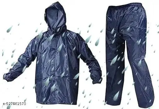 Polyester Solid Raincoat for Men/women, Multicolour (S)