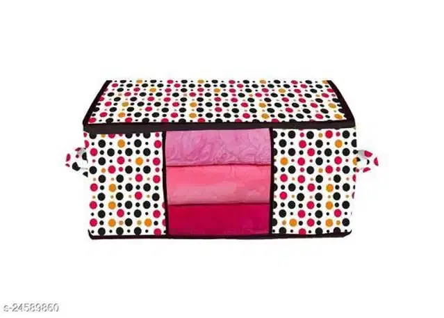 PVC Foldable Under Bed Storage, Multicolor
