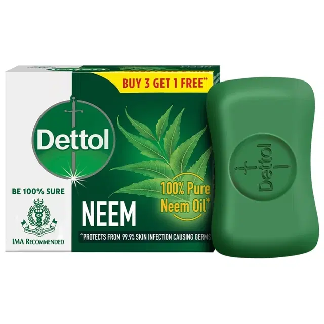 Dettol Neem soap 75G Buy 3 Get 1 Free