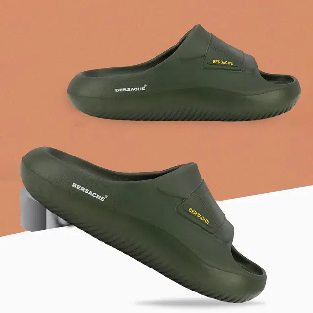 Sliders for Men, Olive (6)