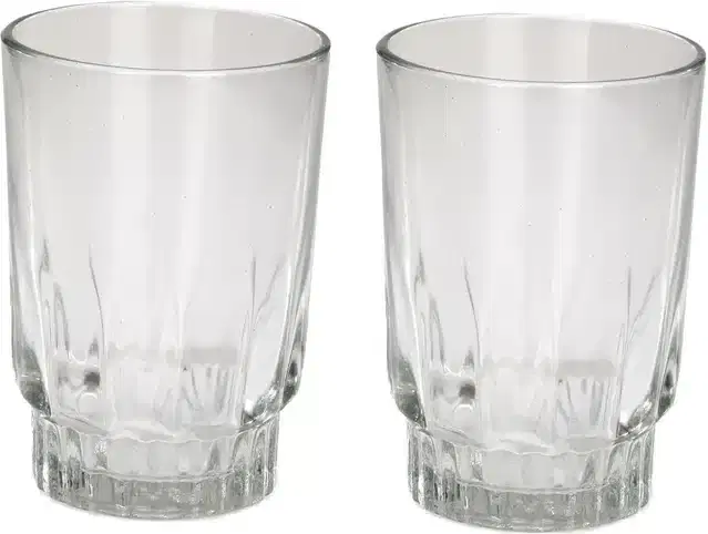 Liquor cum Cocktail Glasses, Transparent, 200 ml, Pack of 2