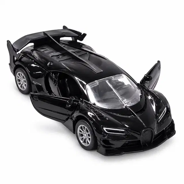 Toy Cloud 1:32 Bugatti Die-Cast Pull-Back Metal Car with Opening Doors