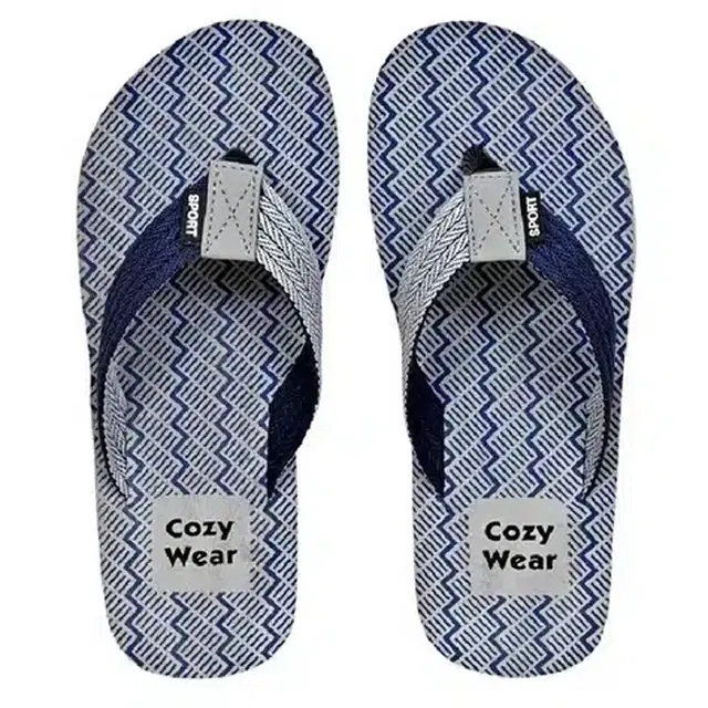Cozy Wear Flip Flop For Men, Blue (10)