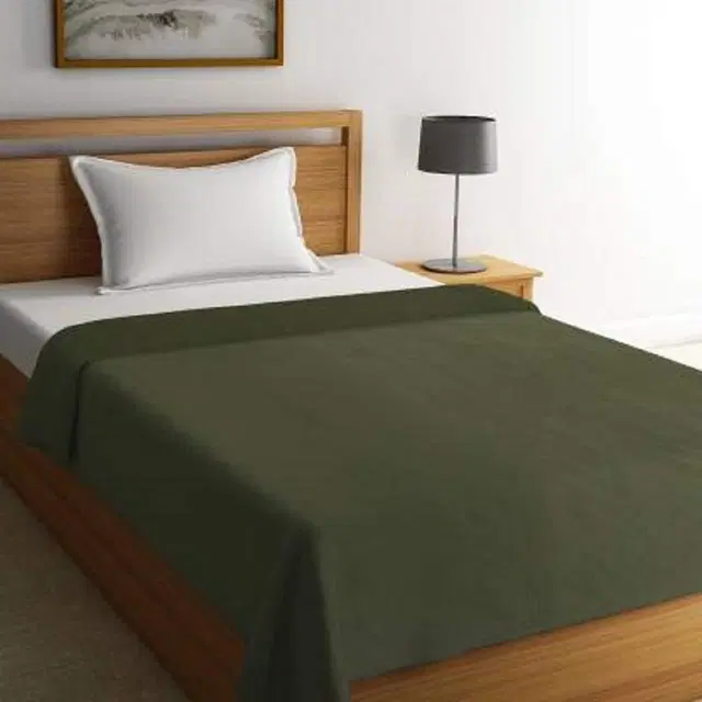 Fleece Blanket, Green, 60x90 Inches