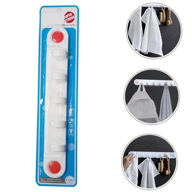 SHAGUN Plasic Stick 5 Hooks, Pack of 1