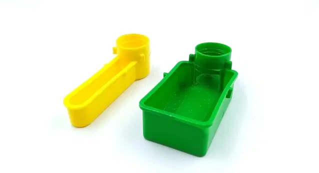 Plastic Feeder Tray with Cups for Birds, Assorted, Small, Set of 2