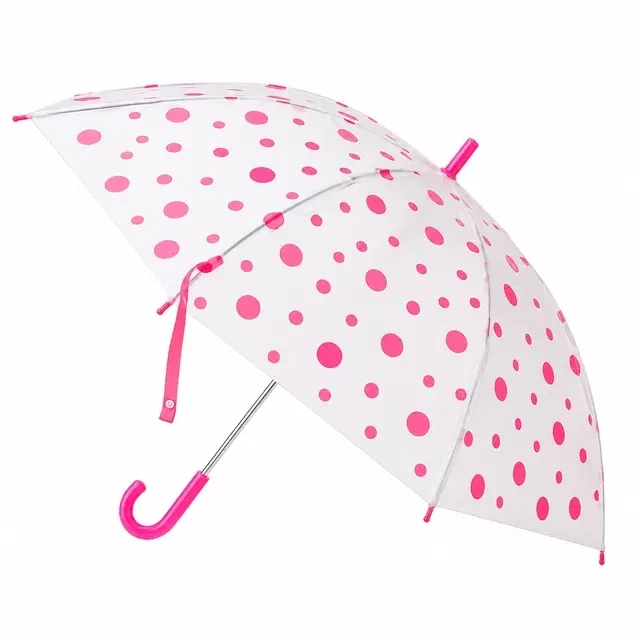 Dot Printed Umbrella 21 Inch [Multicolor, J Handle]