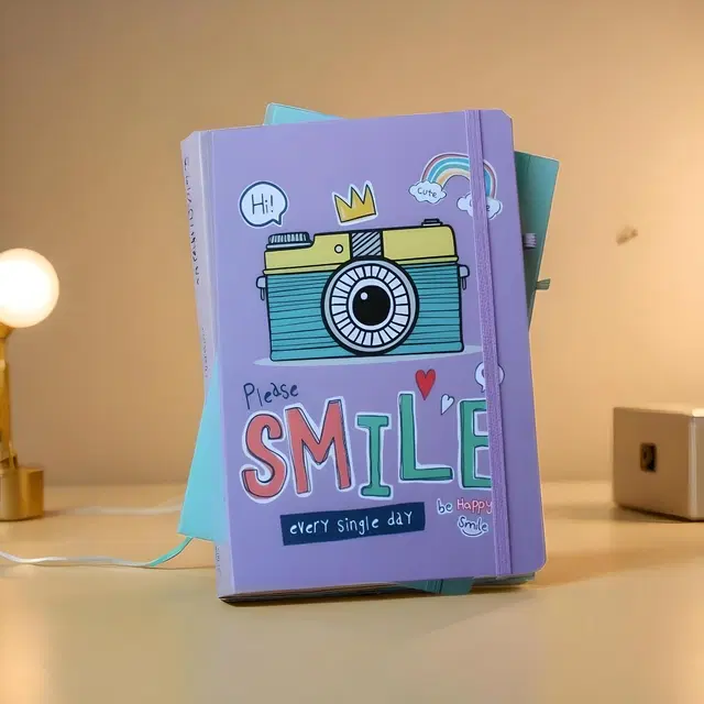 A5 Ruled Diary, Lavender