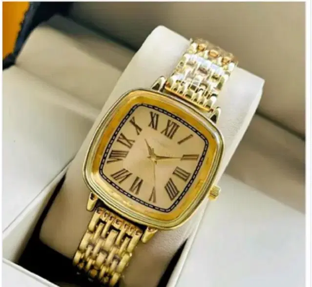 Analog Watch for Women (Gold)