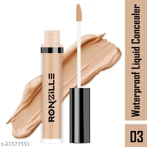 Ronzille HD Full Coverage Concealer, 03 Granola, 10 g