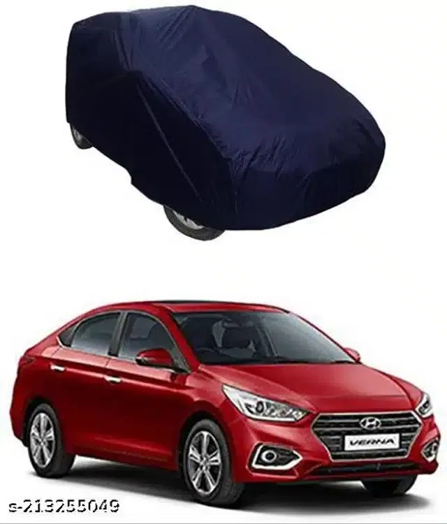 Taffeta Waterproof Car Cover for Hyundai Verna Facelift, Multicolor