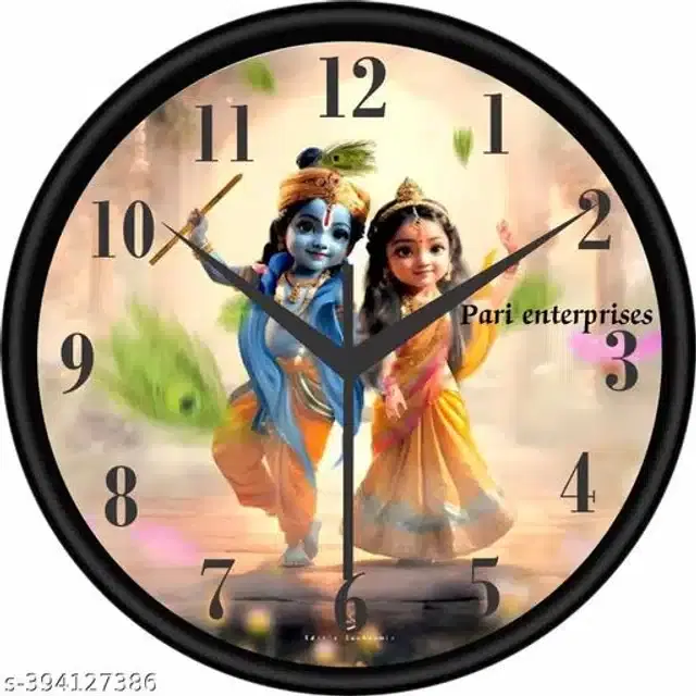 Analog Wall Clock for Home, Multicolor