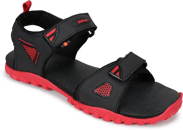 Sports Sandals for Men (Red, IND-7)