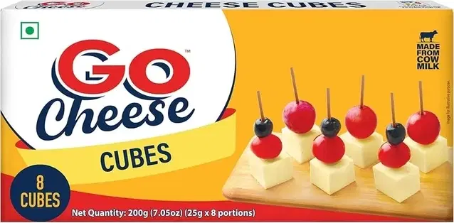Go Processed Cheese cubes 200 g