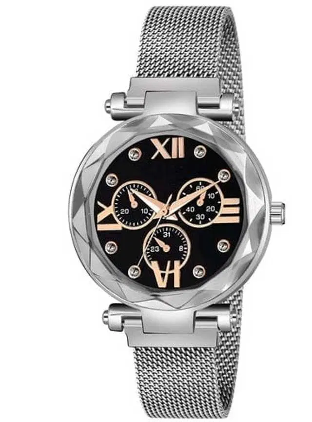 Analog Watch For Womens (Silver) (WS-151)