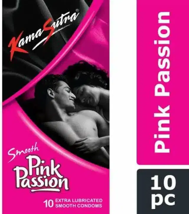 KamaSutra Pink Passion Condom for Men, Pack of 10