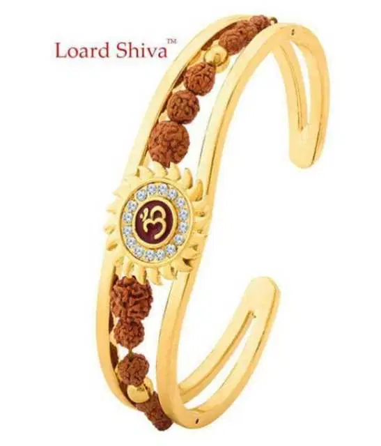 BHARDWAJ RETAILS Shiv Sakthi - Brass Idol Bracelet, Assorted, Pack of 1, BR70
