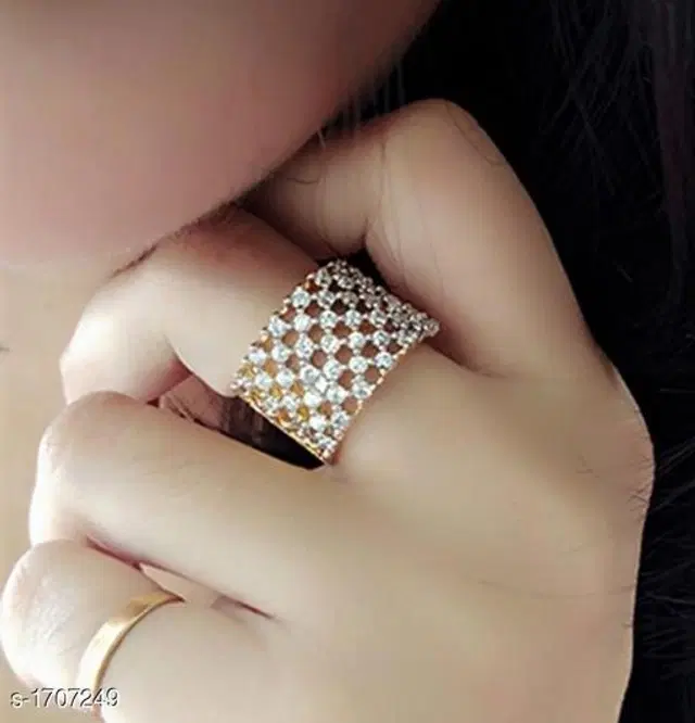 Alloy Ring for Women (Multicolor)