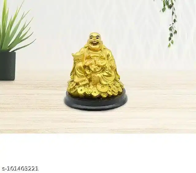 Laughing Buddha Showpieces, Gold