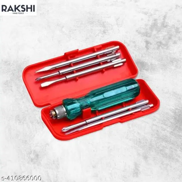 5 in 1 Screw Driver Set, Multicolor, Set of 1