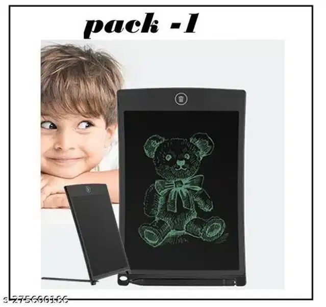 LCD Writing Tablet for Kids, Black, 8.5 inches
