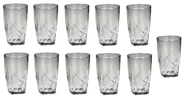 Liquor cum Cocktail Glasses, Transparent, 150 ml, Pack of 11