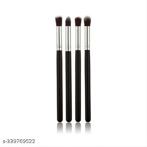 KAYI Set of 4 Pcs. Medium Pencil Eyeshadow Brush For Beautiful Eye Look - Black