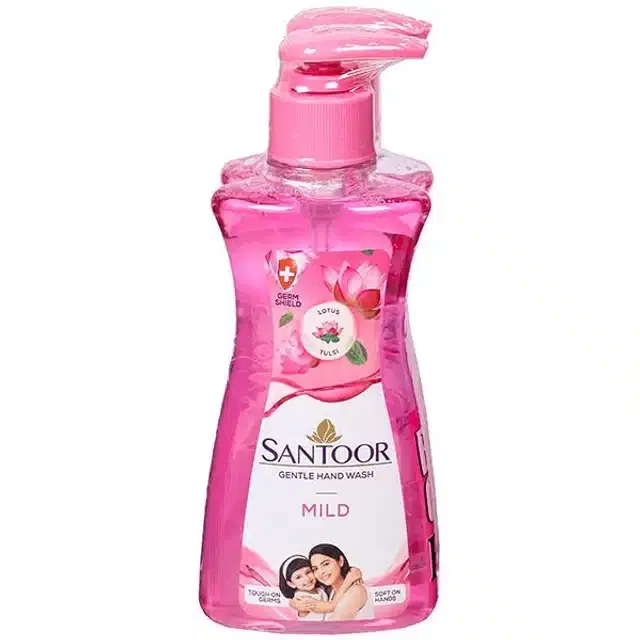 Santoor Mild Handwash 2X200 ml (Buy 1 Get 1 Free)
