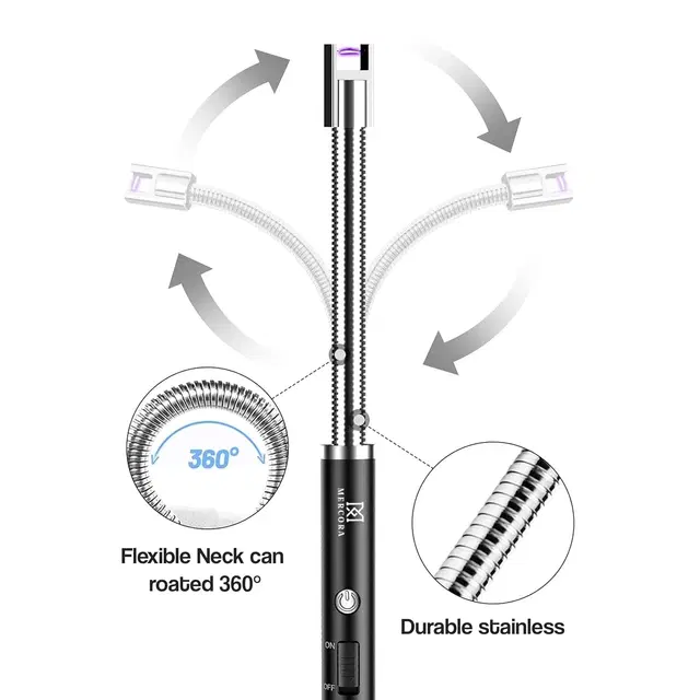 Type-C Rechargeable Electric Lighters for Kitchen,Multicolour