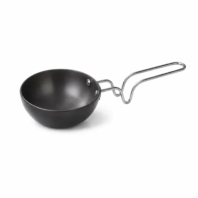 TerraHome Hard Anodised Small Tadka Pan - 9cm