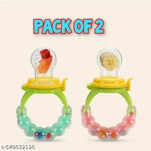 Preetaaru Pack Of 2 Baby Silicone R Fruit Nibbler 10 Ml Dental Care Product