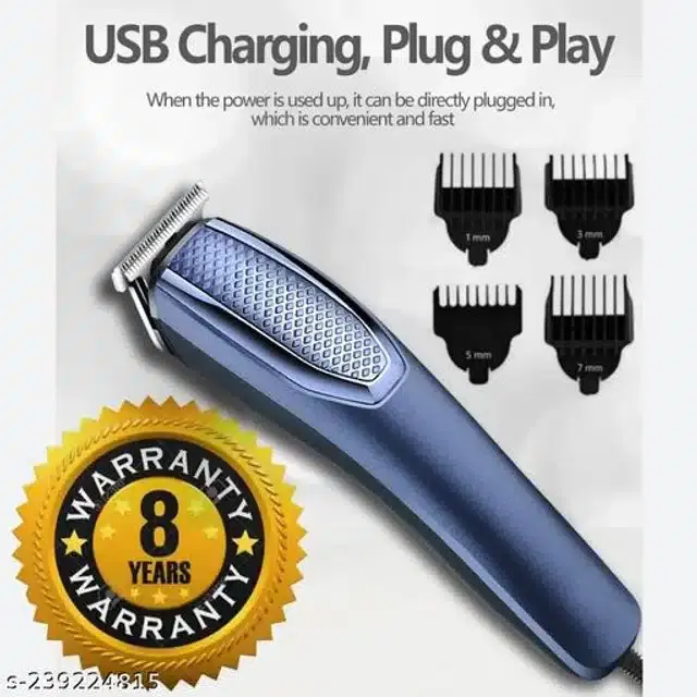 Rechargeable Trimmer for Men, Blue