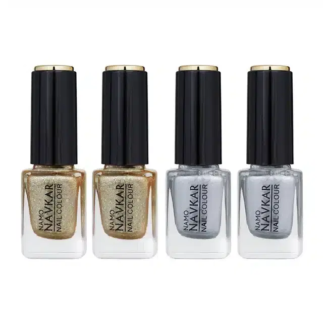 Nail Polish for Women, Multicolor, Pack of 4
