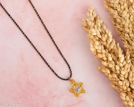 White Free Size Mangalsutras for Women