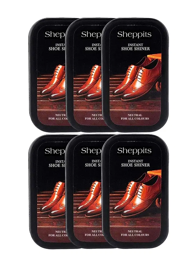 Shoe Shiner Sponge, Pack of 6