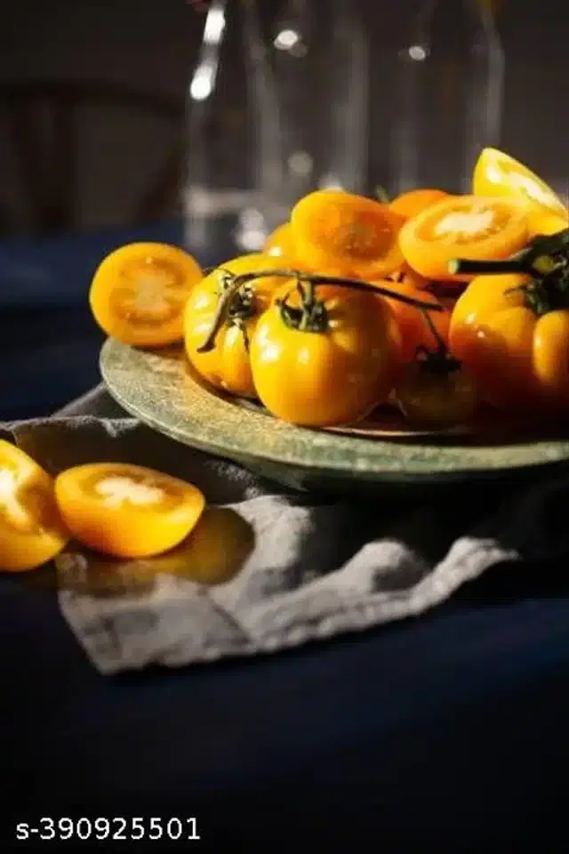 Yellow Cherry Tomato Imported Quality Vegetable Seeds, Pack of 100