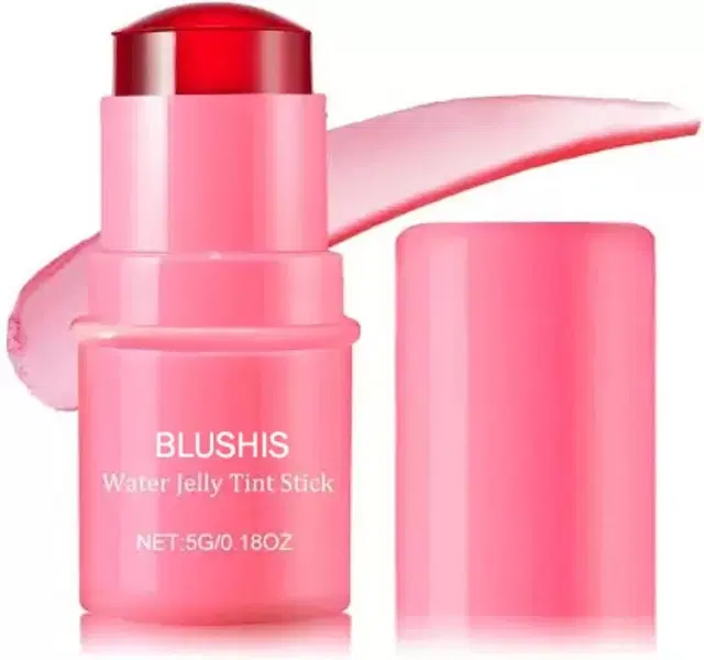 Cooling Water Jelly Blush Lipstick Stick For Cheek and Lip Stains & Tints, Chill