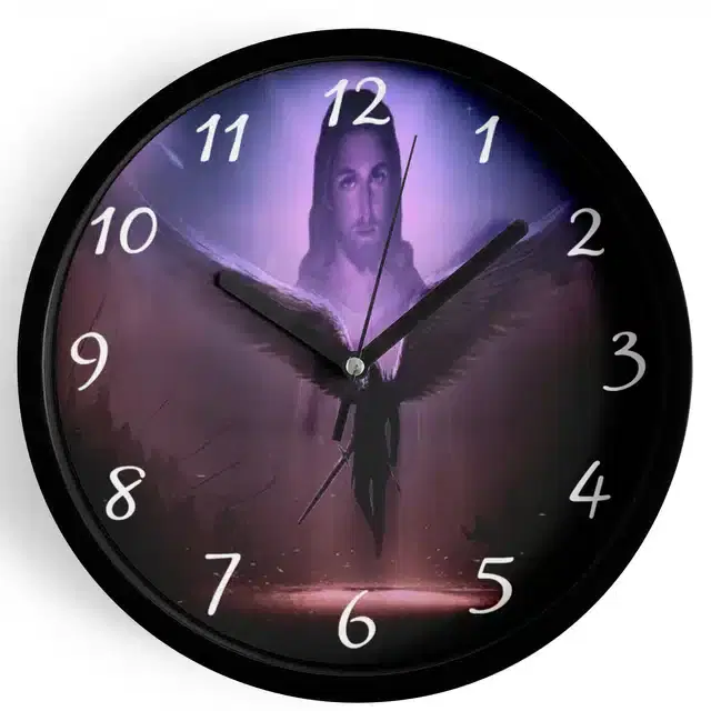 Analog Wall Clock, Multicolor, 7 inches