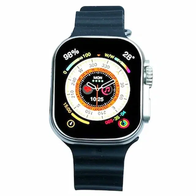 T800 Smart Watch for Men & Women, Black