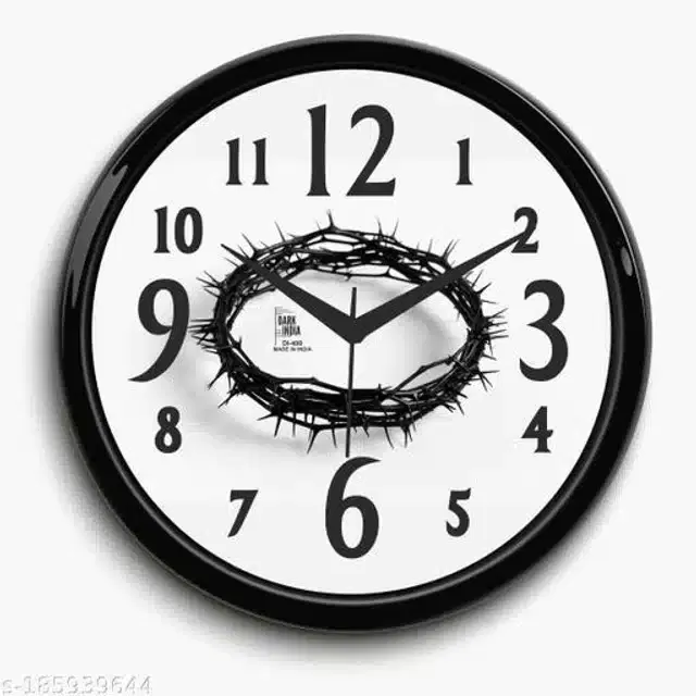 Designer Analog Wall Clock, White