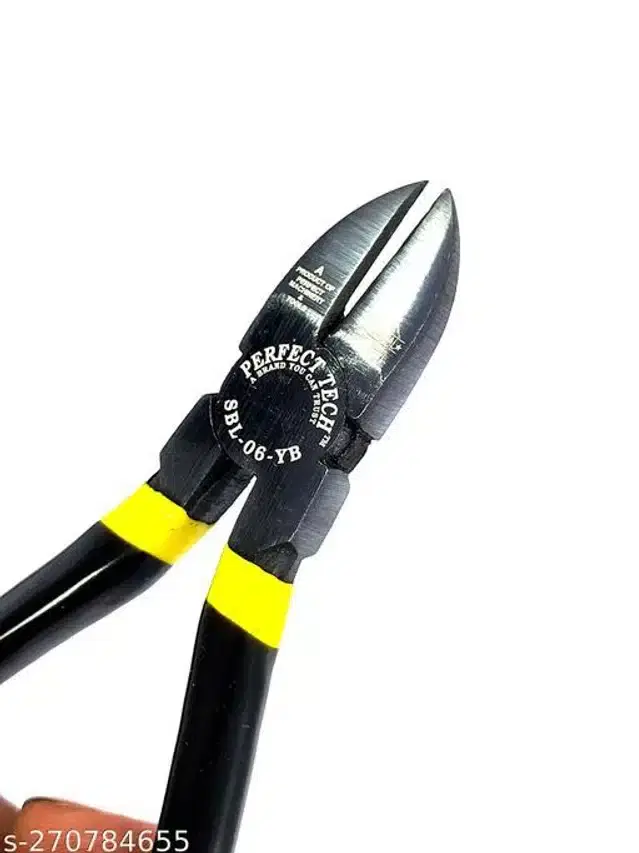 Side Cutting Plier, Yellow & Black