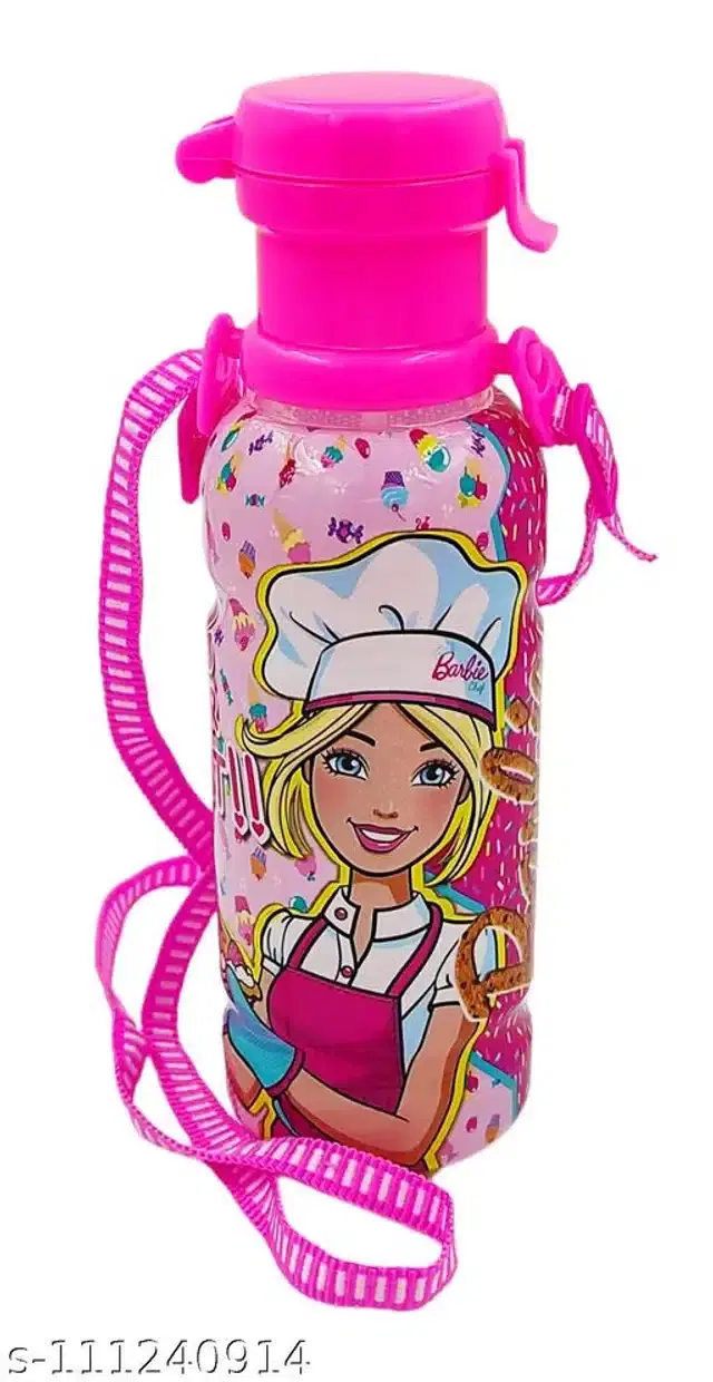 Plastic Water Bottle, Pink, 500 ml