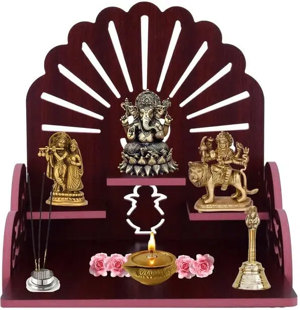 KC Art Trendy Wooden Home Temple